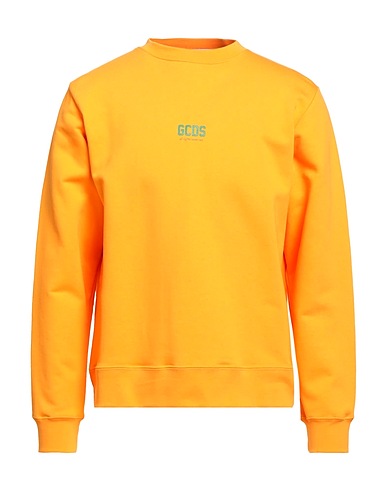 GCDS Sweatshirt Orange 100% Cotton