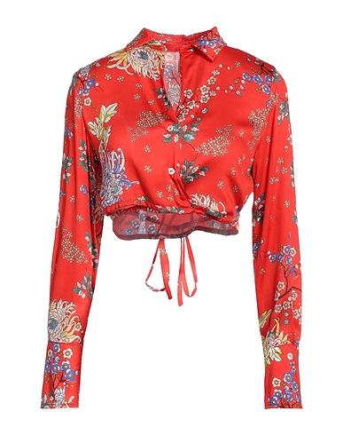 SOUVENIR Floral shirts & blouses Red 100% Viscose