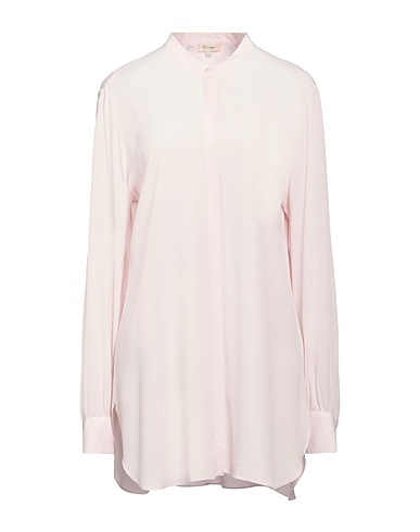 HER SHIRT HER DRESS Solid colour shirts & blouses Light pink 60% Viscose, 40% Silk