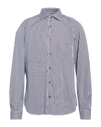 BORSA Striped shirt Camel 100% Cotton