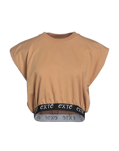 EXTE Sweatshirt Camel 100% Cotton