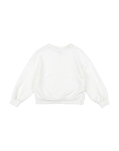 ELISABETTA FRANCHI Sweatshirt Ivory 94% Cotton, 6% Elastane