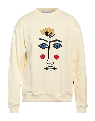 CASTELBAJAC Sweatshirt Ivory 100% Cotton