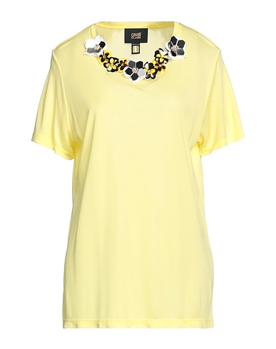 CAVALLI CLASS T-shirt Giallo 100% Viscosa