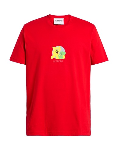 ICEBERG T-shirt LOONEY TUNES Rosso 100% Cotone
