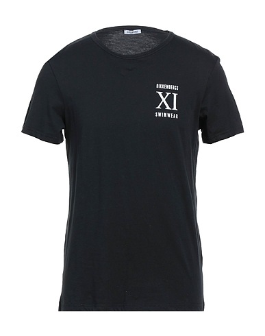 BIKKEMBERGS T-shirt Black 100% Cotton