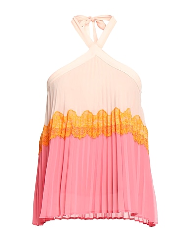 SEMICOUTURE Top Light pink 100% Polyester, Polyamide