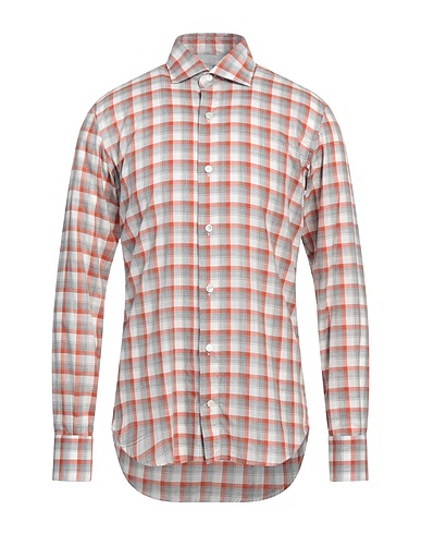 ELEVENTY Checked shirt 100% Cotton