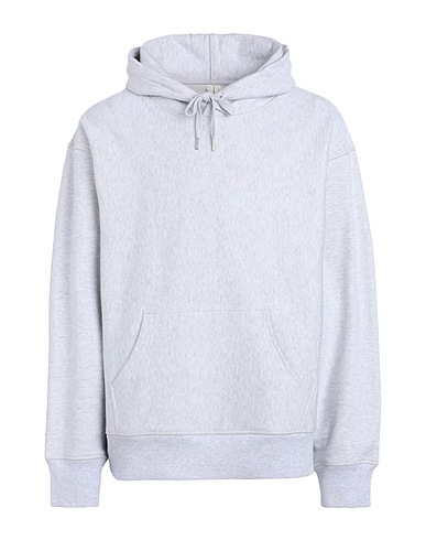 ARKET Hooded sweatshirt Light grey 100% Organic cotton