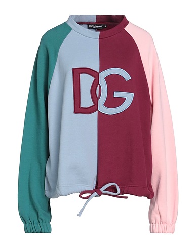 DOLCE&GABBANA Sweatshirt Burgundy 100% Cotton, Polyester