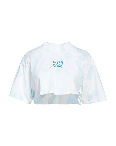 LIVINCOOL T-shirt Celeste 100% Cotone