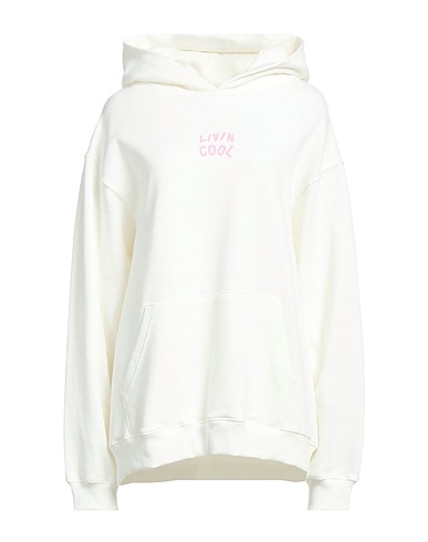 LIVINCOOL Felpa Bianco 100% Cotone