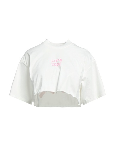 LIVINCOOL Crop top White 100% Cotton
