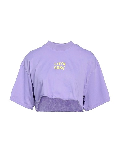 LIVINCOOL Crop top Lilac 100% Cotton