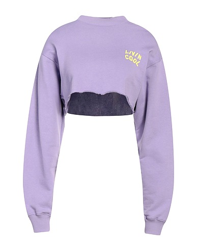 LIVINCOOL Felpa Lilla 100% Cotone