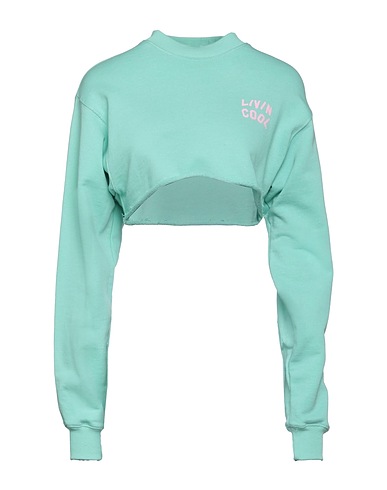 LIVINCOOL Sweatshirt Light green 100% Cotton
