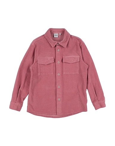 ASPESI Solid colour shirt Pink 97% Cotton, 3% Elastane