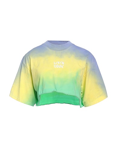 LIVINCOOL Crop top Yellow 100% Cotton