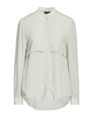 EMPORIO ARMANI Silk shirts & blouses Light green 100% Silk