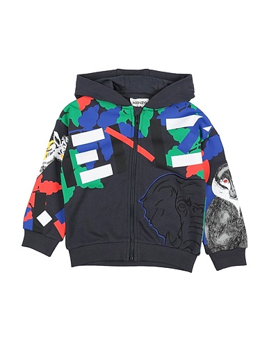 KENZO KIDS Sweatshirt Charcoal 100% Cotton, Elastane