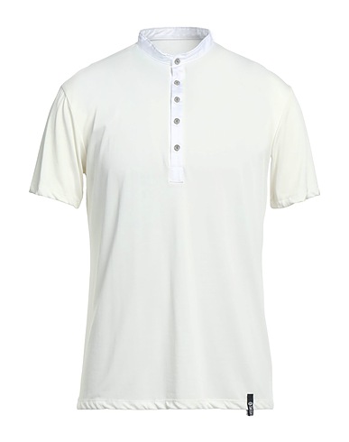 TAKESHY KUROSAWA T-Shirt Weiß 77% Modal, 23% Polyester
