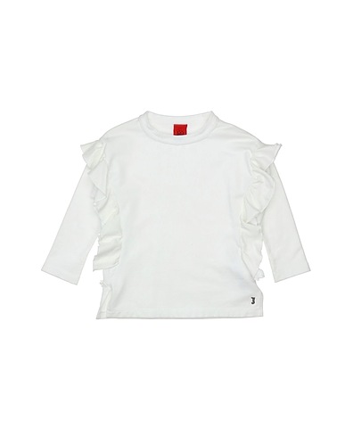 JIJIL JOLIE Sweatshirt Weiß 94% Baumwolle, 6% Elastische Fasern, Seide