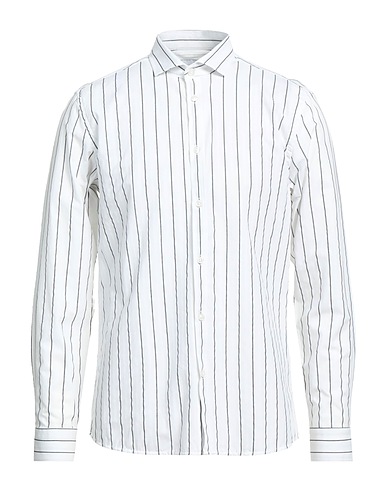 GAZZARRINI Striped shirt White 100% Cotton
