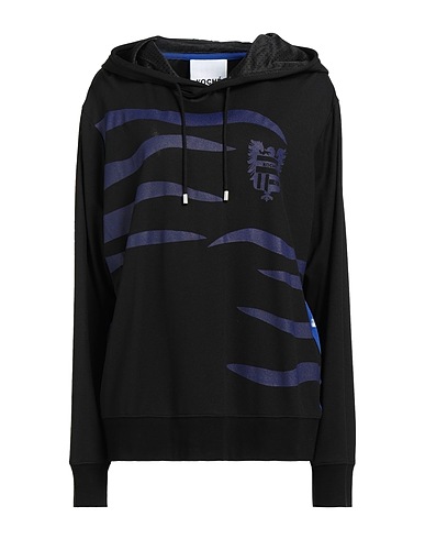 KOCHÉ Hooded sweatshirt Black 100% Polyester, Cotton