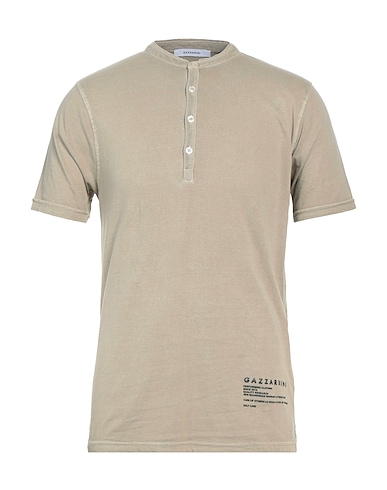 GAZZARRINI T-Shirt Beige 100% Baumwolle