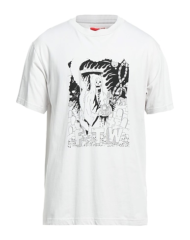 424 FOURTWOFOUR Basic T-shirt Off white 100% Cotton