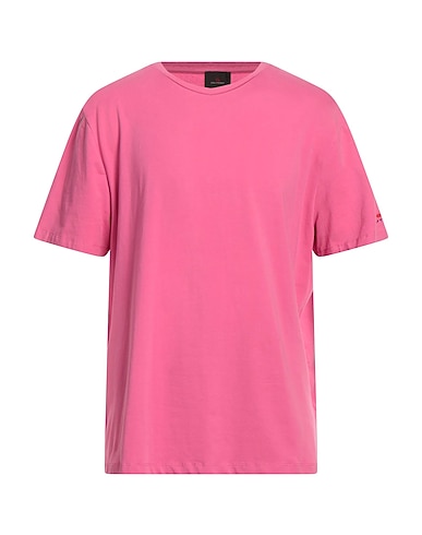 PEUTEREY Basic T-Shirt Magenta 96% Cotton, 4% Elastane