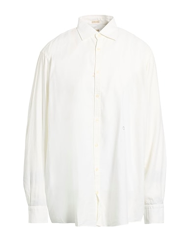 MASSIMO ALBA Camicia tinta unita Avorio 60% Viscosa, 40% Cotone
