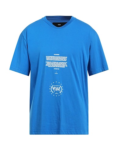 HBA  HOOD BY AIR Basic T-Shirt Azure 100% Cotton