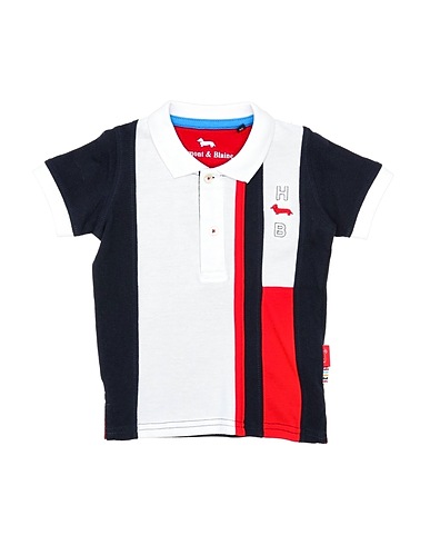 HARMONT & BLAINE Polo shirt White 100% Cotton