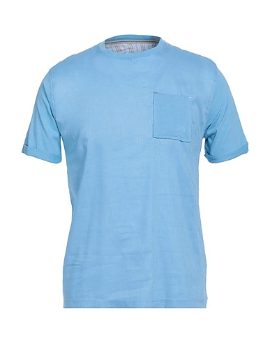 HAMAKI-HO T-shirt Sky blue 100% Cotton, Linen