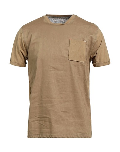 HAMAKI-HO T-shirt Khaki 100% Cotton, Linen