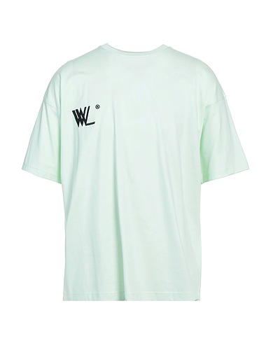 THEVWL Basic T-shirt Light green 100% Cotton