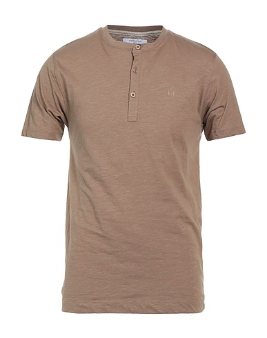 HAMAKI-HO T-Shirt Khaki 100% Baumwolle