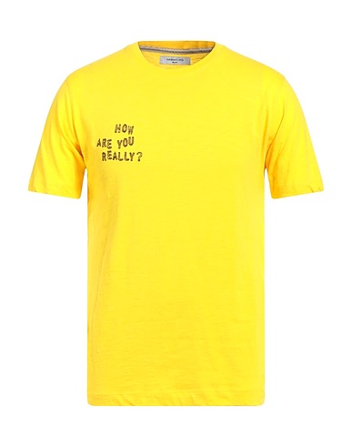 HAMAKI-HO T-Shirt Gelb 100% Baumwolle