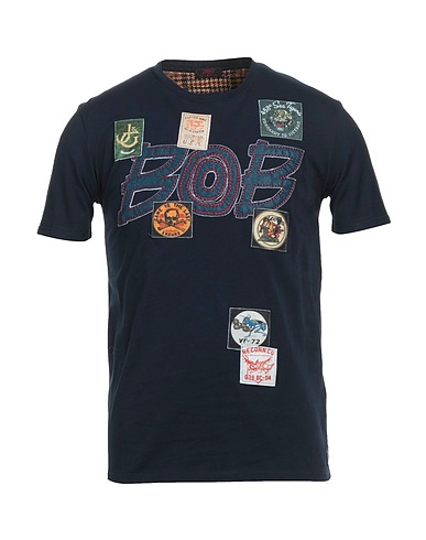 BOB T-shirt Blu notte 100% Cotone