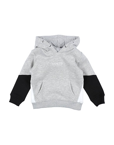 GUESS Hooded sweatshirt Grey 53% Cotton, 47% Polyester
