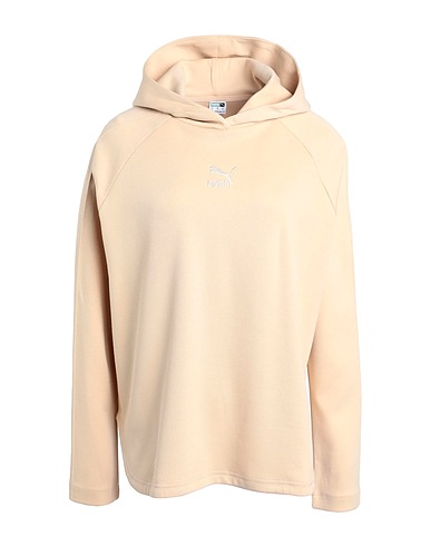 PUMA Hooded track jacket  T7 Relaxed Hoodie DK
 Sand 82% Cotton, 18% Polyester