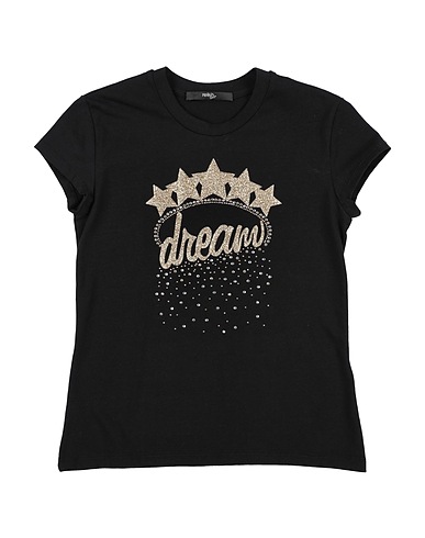 RELISH T-shirt Nero 96% Cotone, 4% Elastan