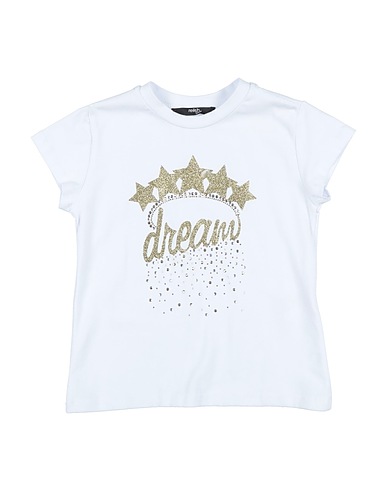 RELISH T-shirt Bianco 96% Cotone, 4% Elastan