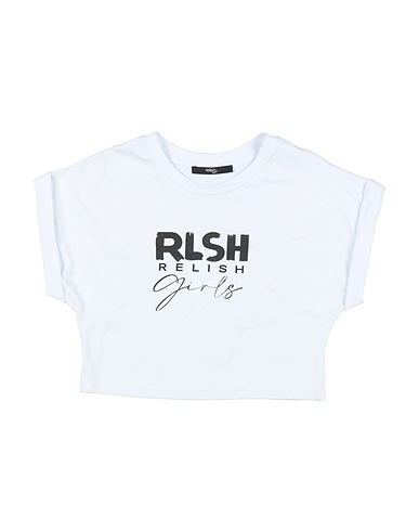 RELISH T-shirt Bianco 100% Cotone