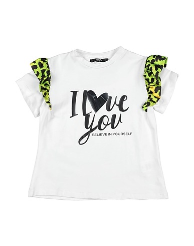 RELISH T-shirt White 94% Cotton, 6% Elastane