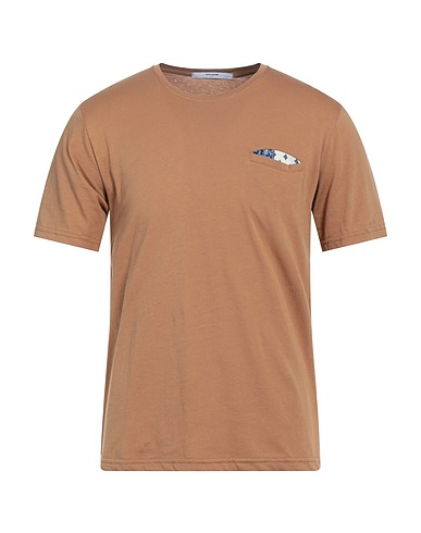 TAKESHY KUROSAWA T-shirt Camel 100% Cotton