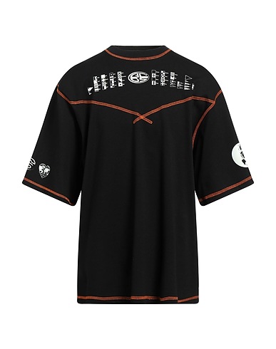 GCDS Oversize-T-Shirt Black 100% Cotton