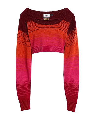 GCDS Jumper Rust 33% Wool, 33% Acrylic, 26% Viscose, 4% Polyester, 4% Metallic fiber