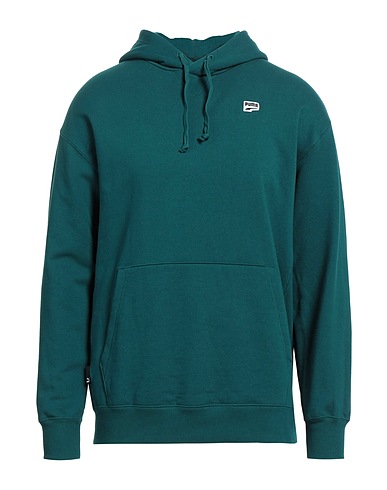PUMA Hooded track jacket  Downtown Hoodie TR
 Dark green 100% Cotton, Elastane